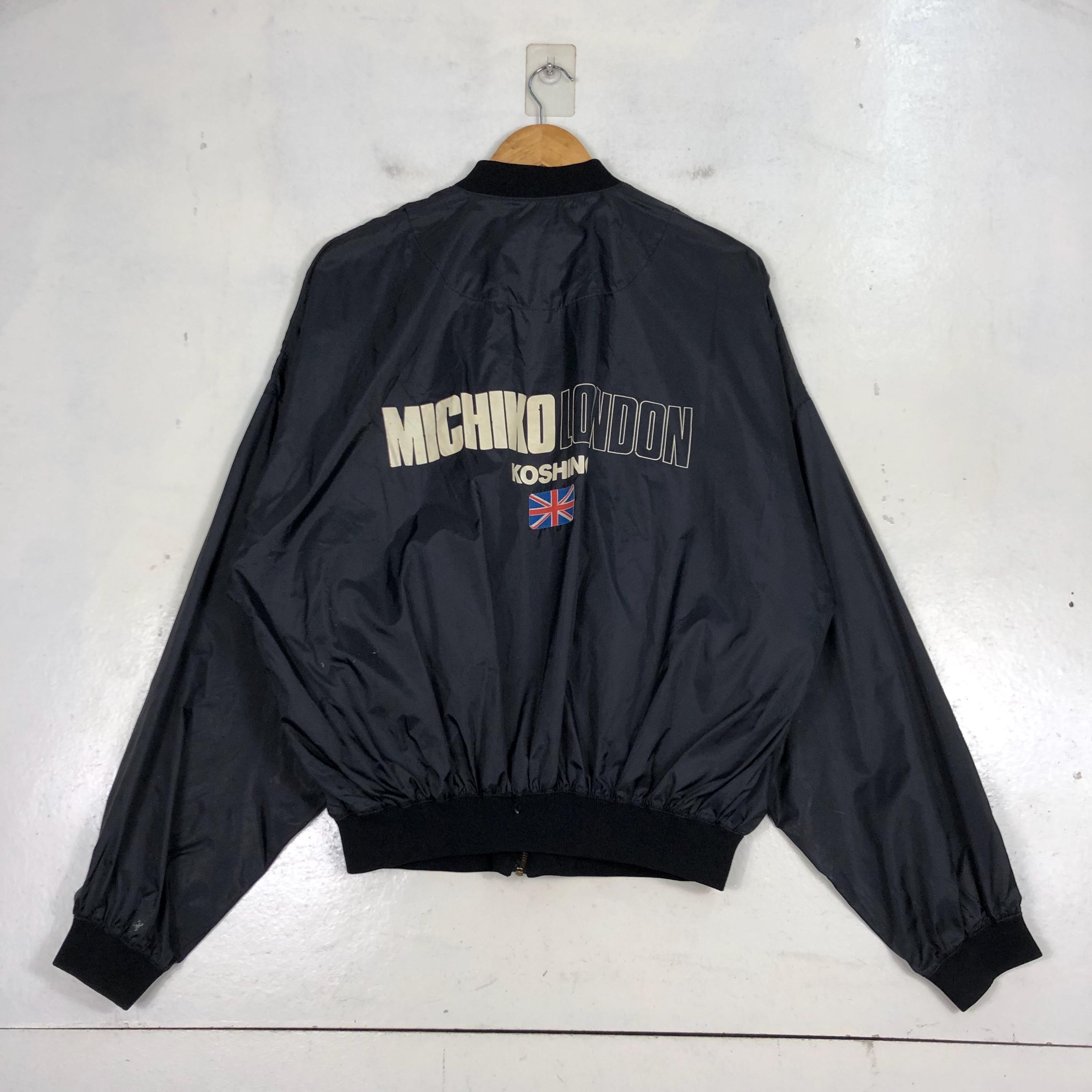 Cazadora japonesa vintage Michiko Koshino cazadora tipo entrenador cazadora grande Michiko Koshino cazadora bomber de los anos 90 talla L Etsy Mexico