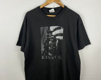 Vtg 90s Kenny G Concert T-shirt Black M/L Casio Saxophone Jazz - Etsy