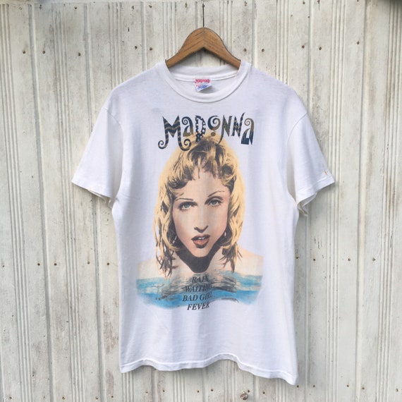 True 80s Vintage MADONNA 1985 The Like A Virgin Tour Promo T