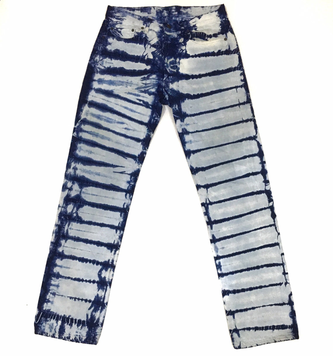 Vintage Levis 501 Tie Dye Bone Acid Wash Design Jeans Made in - Etsy UK