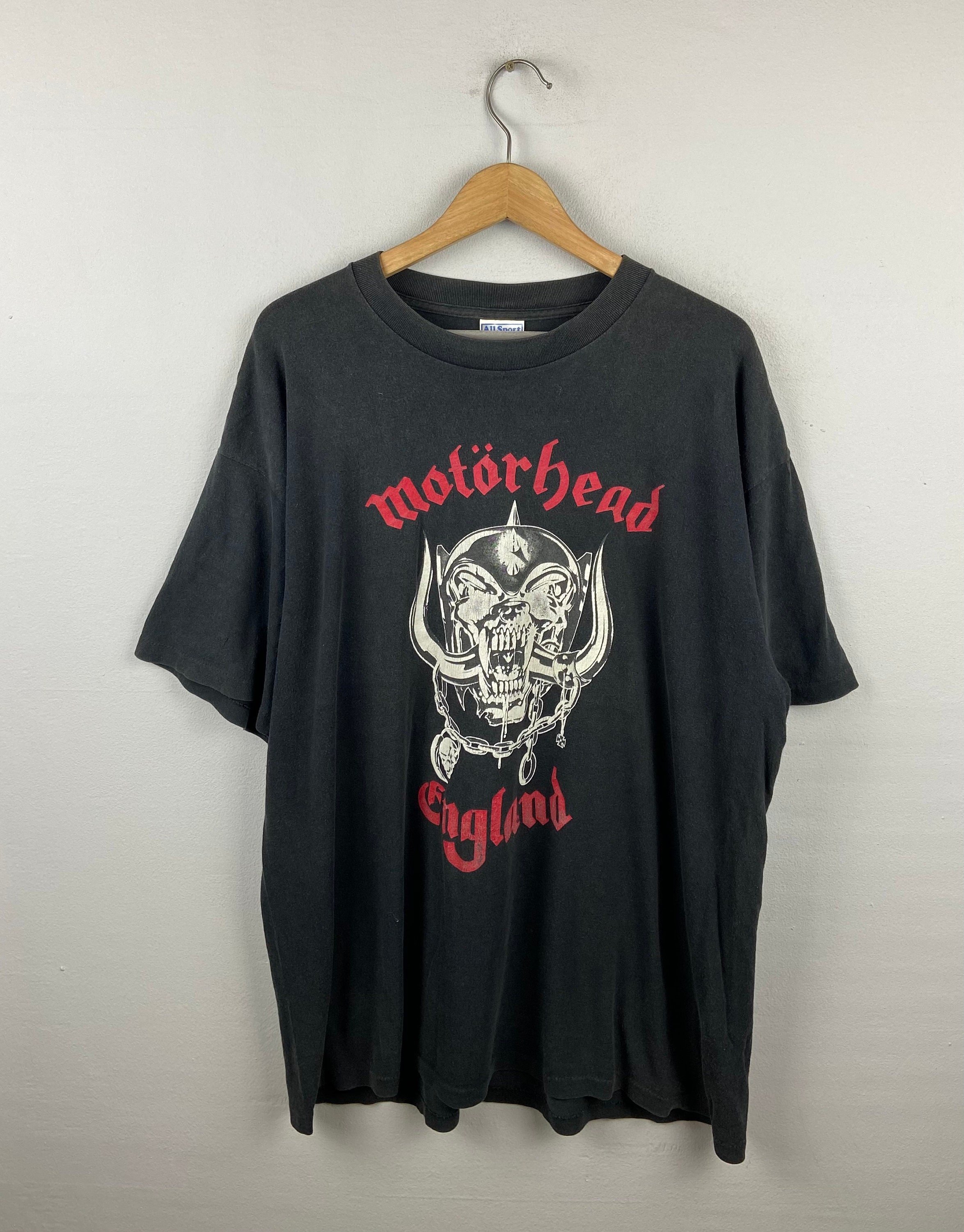 Vintage Motorhead British Rock Band Medium Rock N Roll Music Album Band Vintage 1990s  Rock Band Tshirt Black Size XL
