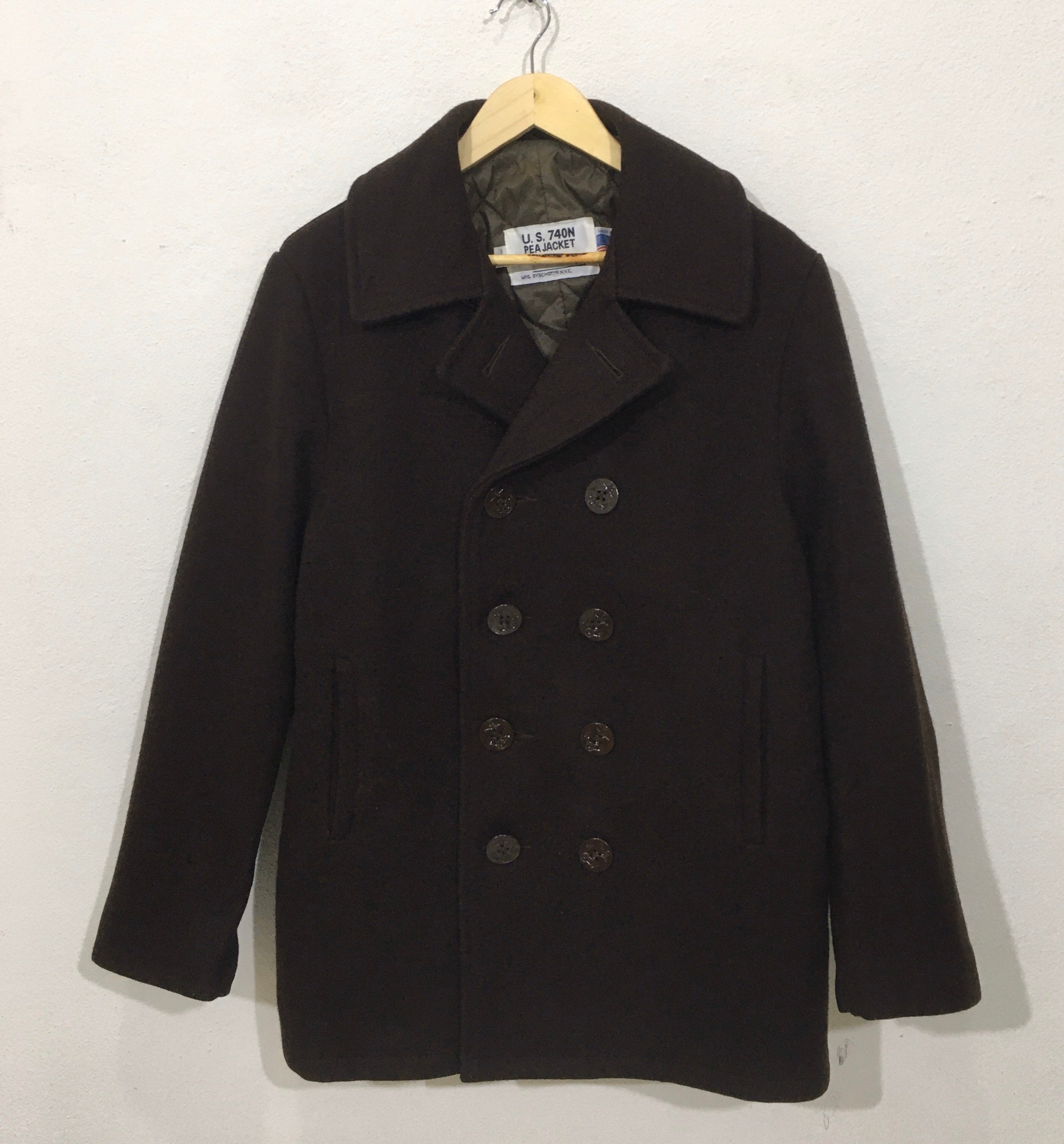 SCHOTT U.S.740N PEA JACKET 40-