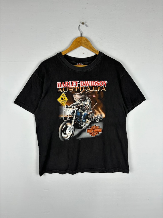 90's Harley-Davidson 半袖TシャツXXL Vintage 90s Harley Davidson Motorcycle Harley Davidson