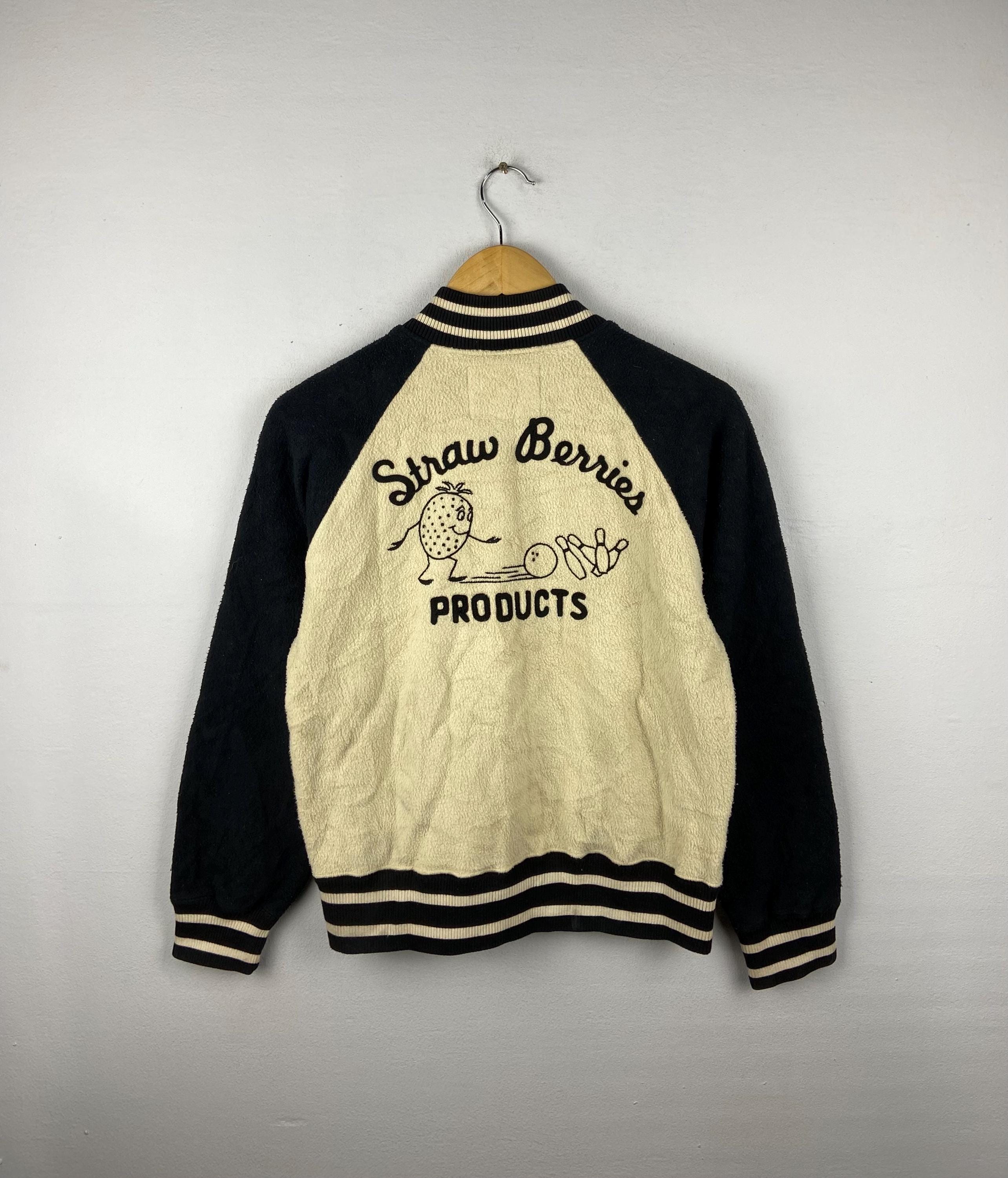 Hysteric Glamour Strawberries Fleece Varsity HG Japan Hysteric