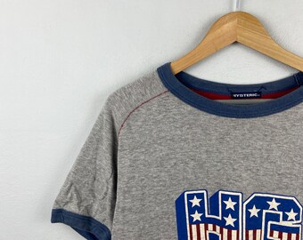 HG Hysteric Glamour Japanese Brand Designer Japan Tee Grey