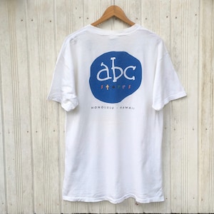 Vintage ABC Stores /Hawaii/Honolulu/Surf Hawaii/Surfboard/Hawaiian Shirt /Island Style Shirt/Streetwear/Top Tees TShirt Large Size