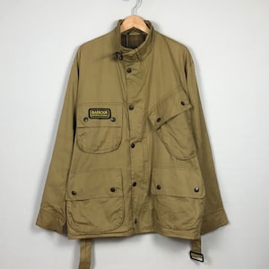 Barbour Classic International Corbridge Wax Jacket Large Casual Jacket Green Jacket 1990’s Barbour Harrington Waxed Coat Size L