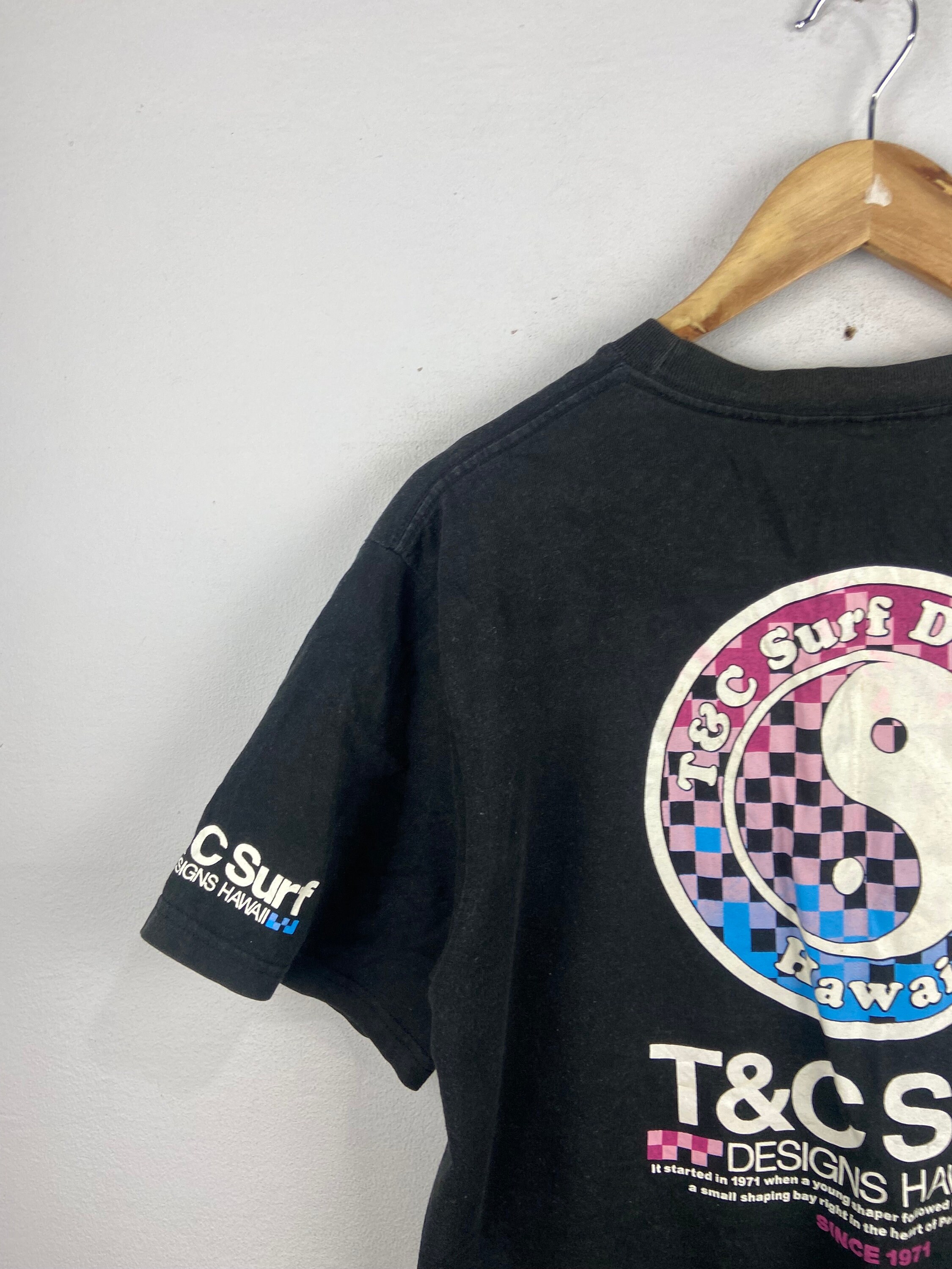 Vintage T&C Surf Design Hawaii Surfboard Surf Hawaiian Tc