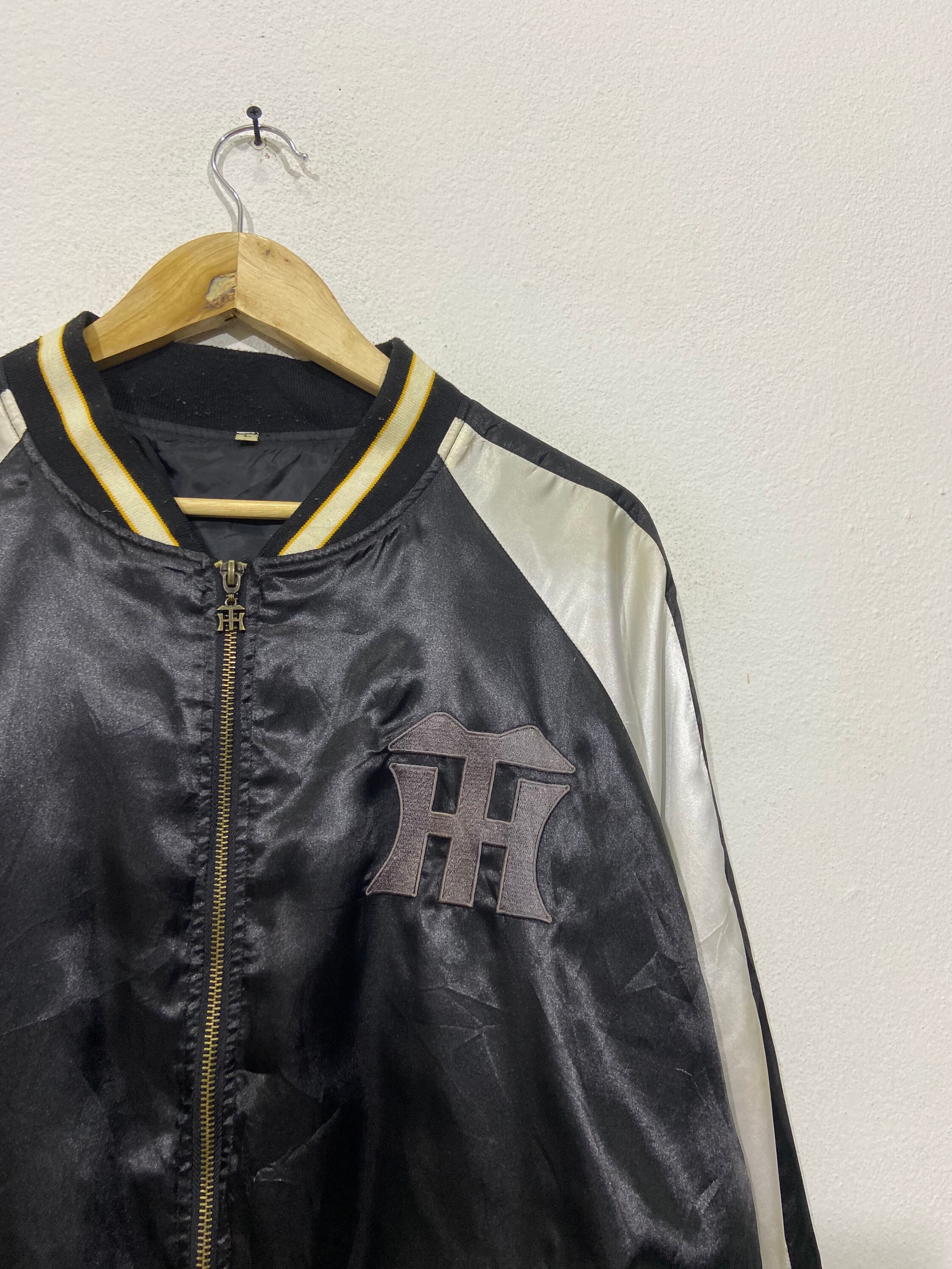 vintage souvenir jacket ブラックキルティング Mサイズ