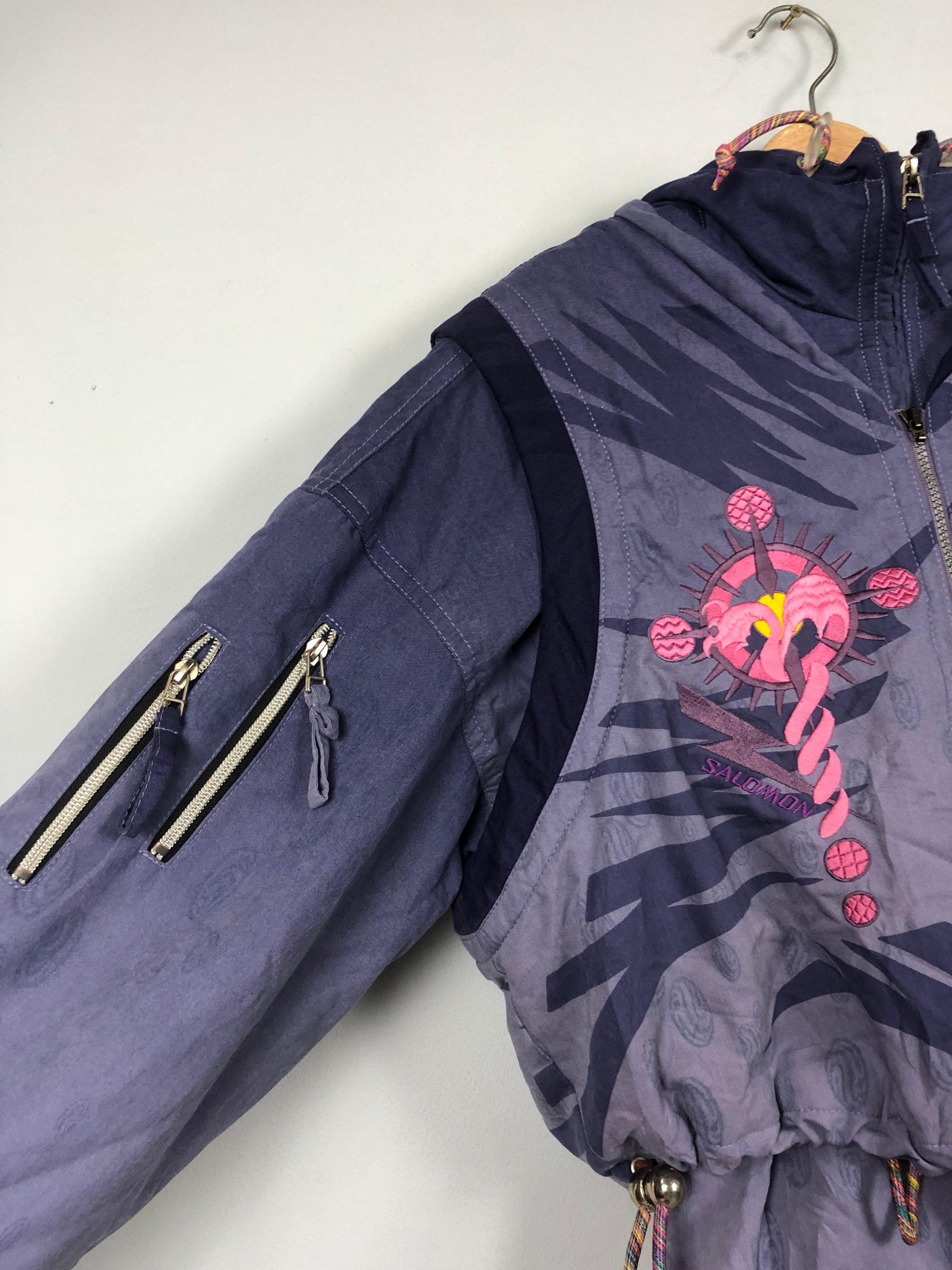 Grazy Design Salomon Vintage 90s Salomon Skinng Ski Bomber Grazy Design Salomon Vintage 90s Salomon Skinng Ski Bomber