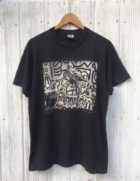 90s keith haring annie leibovitz Tシャツ　XL