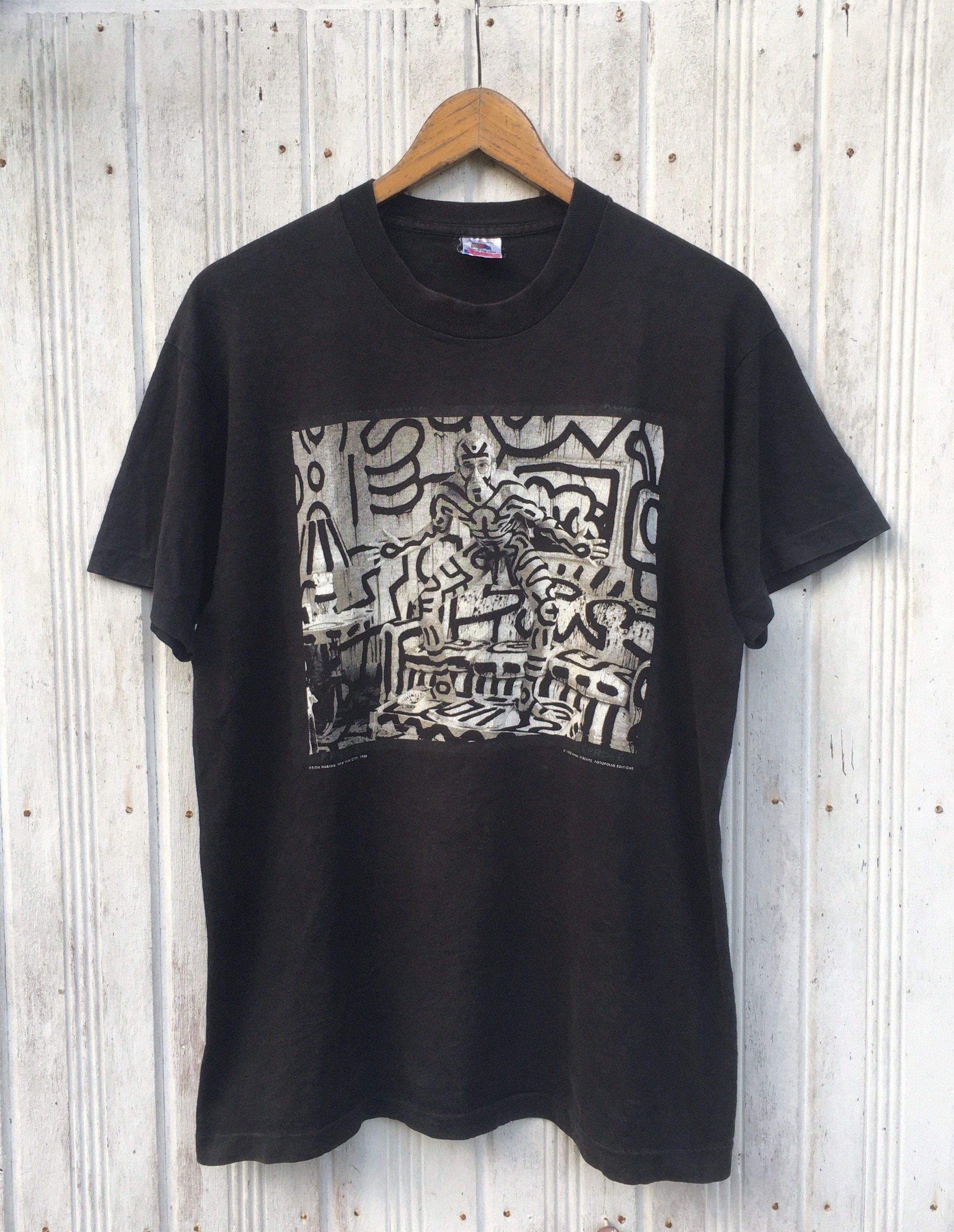 キースヘリング Tシャツ 90s USA製 - Tシャツ