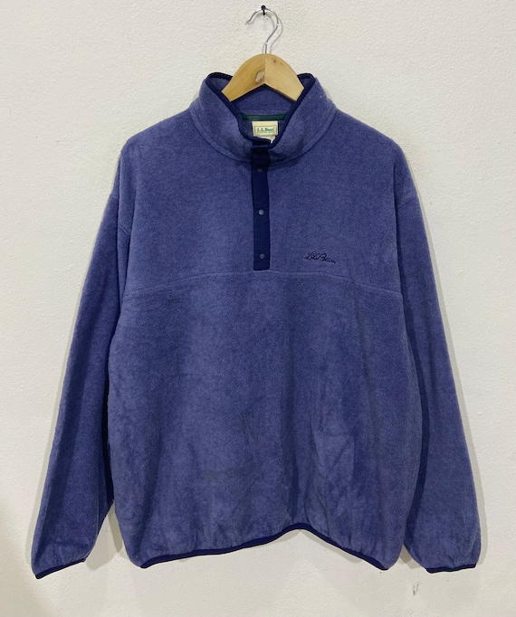 Vintage L.L Bean Pull Over Large Vintage 1990s L.L Bean Chaqueta de lana al aire libre Tamano L Etsy Mexico
