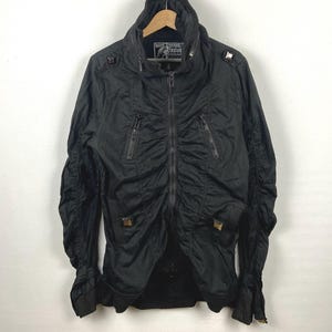 Japanese Brand Dig Deep Harajuku Punk Stylish Japan Parka Streetwear jacket Size XXXL