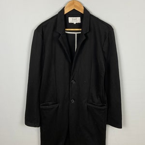 Giacca stile GGD Tokyo, stile giapponese GGD, Jinnan Shibuya, grande, vintage, giapponese GGD Harajuku, giacca minimalista nera, taglia L
