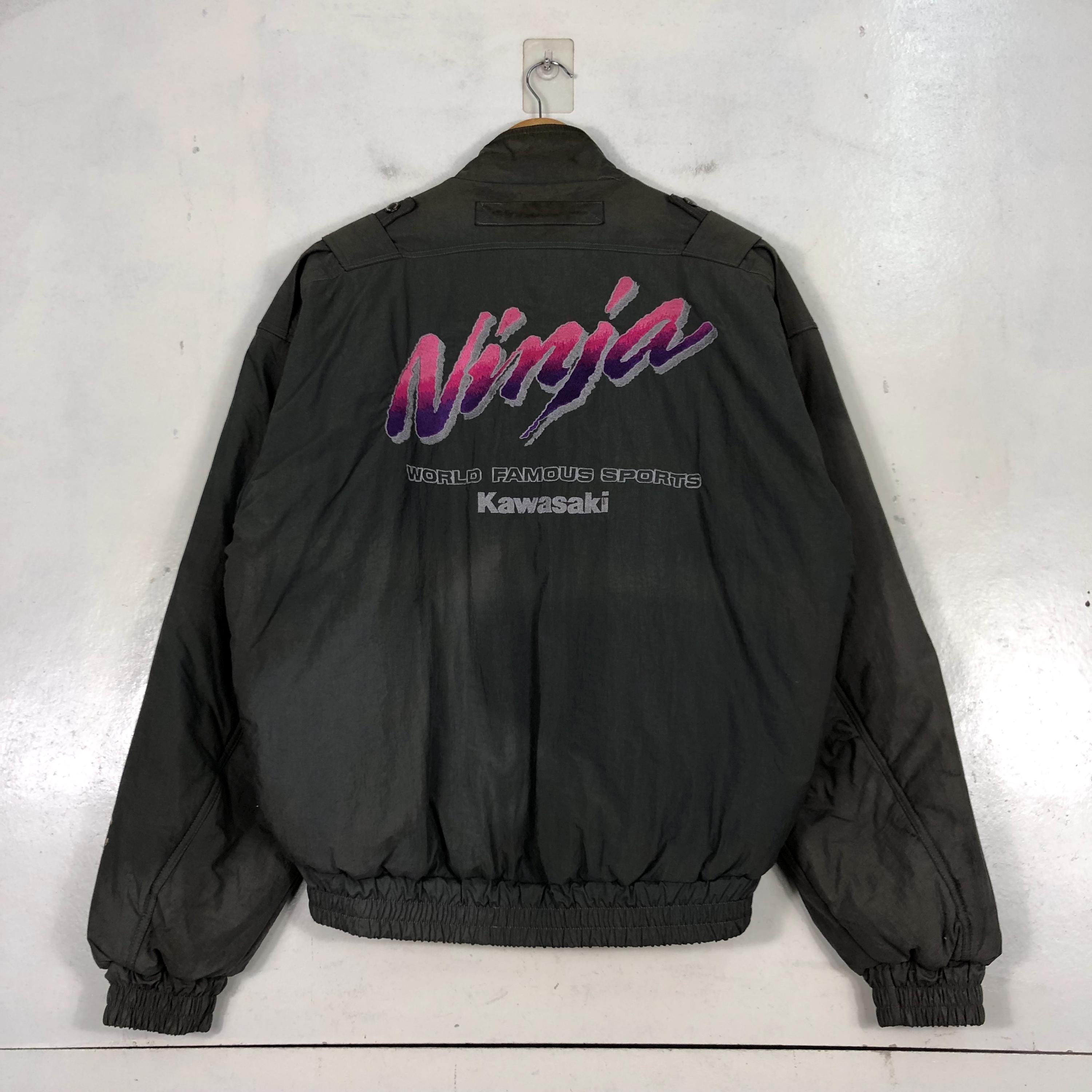 Vintage Ninja FMS Kawasaki Ninja Racing 90s Large Vintage Ninja FMS Kawasaki Ninja Racing 90s Large