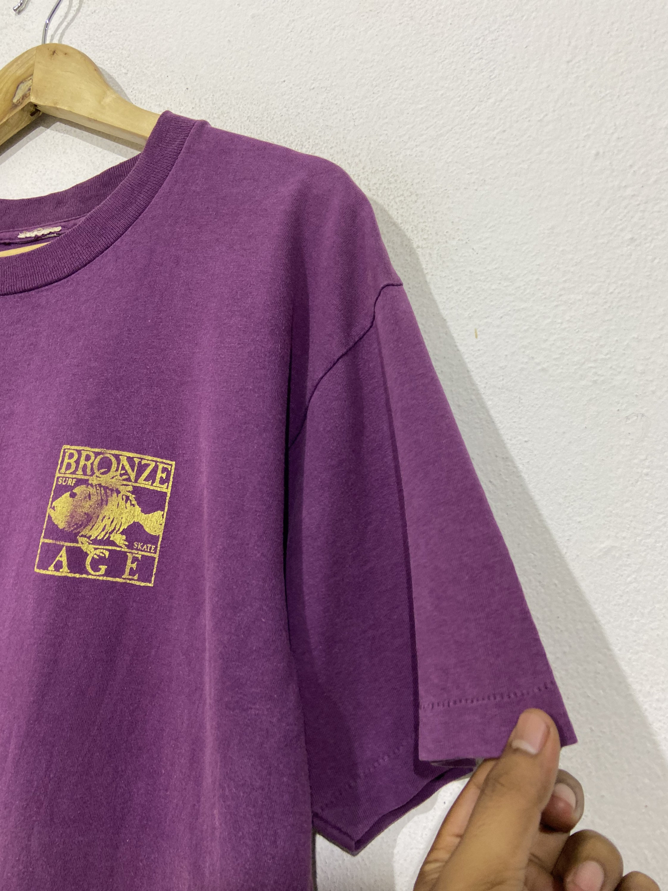 90s Bronze age Tee Tシャツ L skate old surf Vintage 90's Bronze Age Venice Skate Surf T-shirt / Streetwear