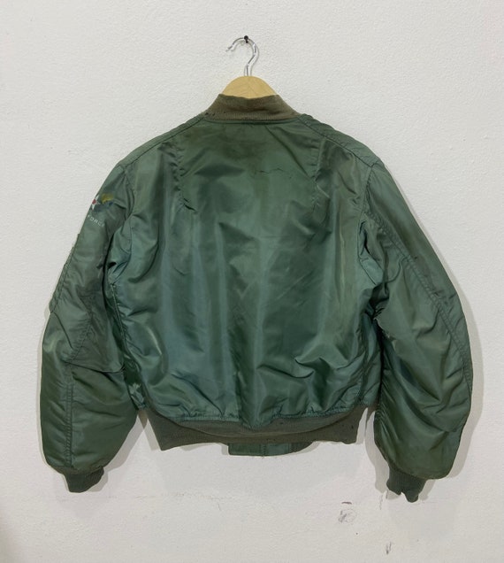 Vintage Alpha Industries Usa Air Force Ma-1 Flight Jacket Medium