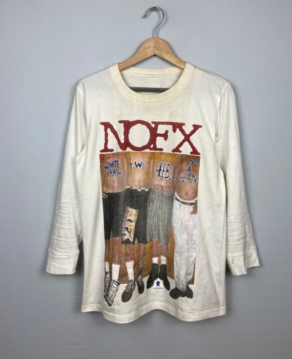 NOFX FAT WRECKCHORDS 海外正規 希少 T/T SIZE-XL Vintage 90's NOFX Hoodie Sweatshirt Fat Wreck Chords