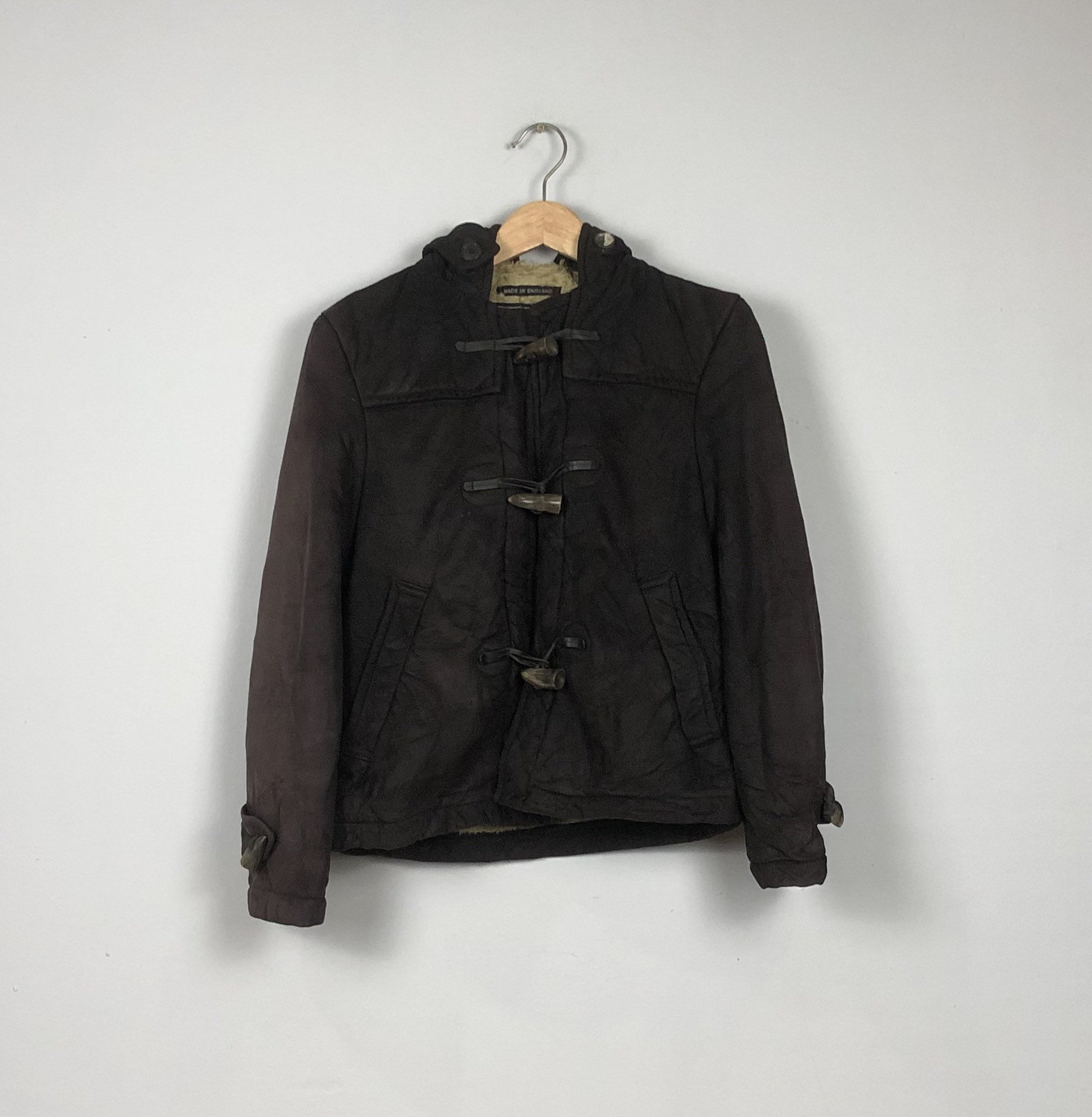 ジャケット・アウター GLOVERALL Made in England Duffle Coat Gloverall Mens Duffle Coat Navy Blue Color Size Small Made