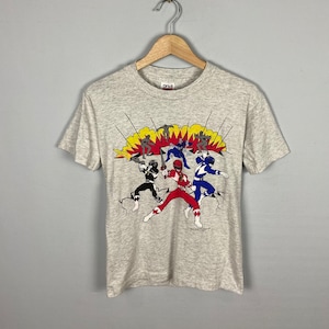 1993 Power Rangers Mighty Morphin Power Rangers Go Go Power Rangers Superhero Action Tshirt Size L Youth