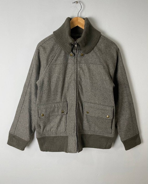 Vintage Ppet Pul Mermaid Harrington Wool Jacket Grey Medium Vintage Ppet Pul Mermaid Harrington Wool Jacket Grey Medium