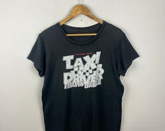 Vintage Travis Bickle Taxifahrer Robert De Niro FilmTshirt Schwarz Größe M