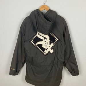 Vintage Chicago White Sox Satin Snap Jacket Chalk Line Made