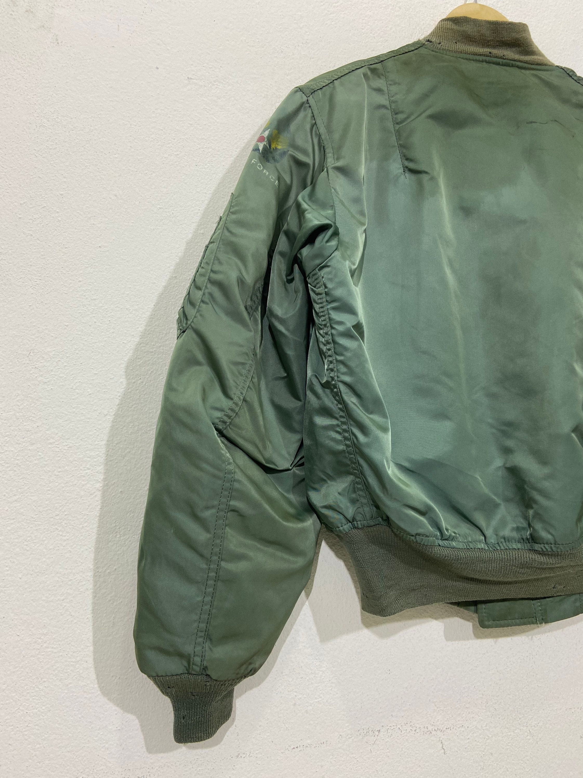 Vintage Alpha Industries Usa Air Force Ma-1 Flight Jacket Vintage Alpha Industries Usa Air Force Ma-1 Flight Jacket