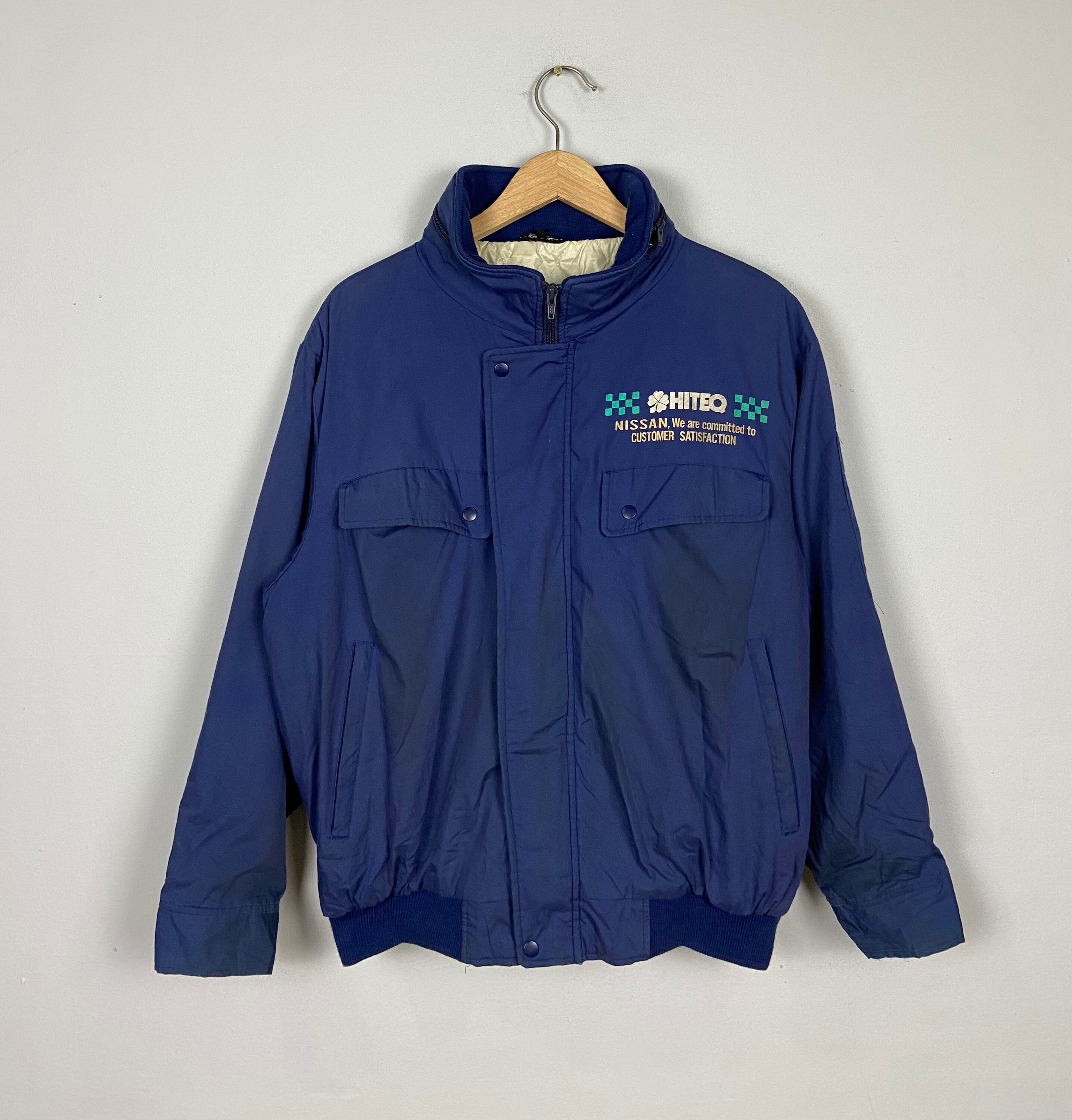 ヴィンテージ 90 年代 日産 レーシング テクノ ボンバー ヴィンテージ 90 年代 日産 レーシング テクノ ボンバー