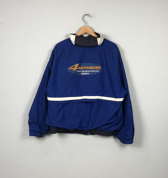 Vintage Isuzu Japanese Brand Isuzu Gigamax Light Jacket Blue Large  
