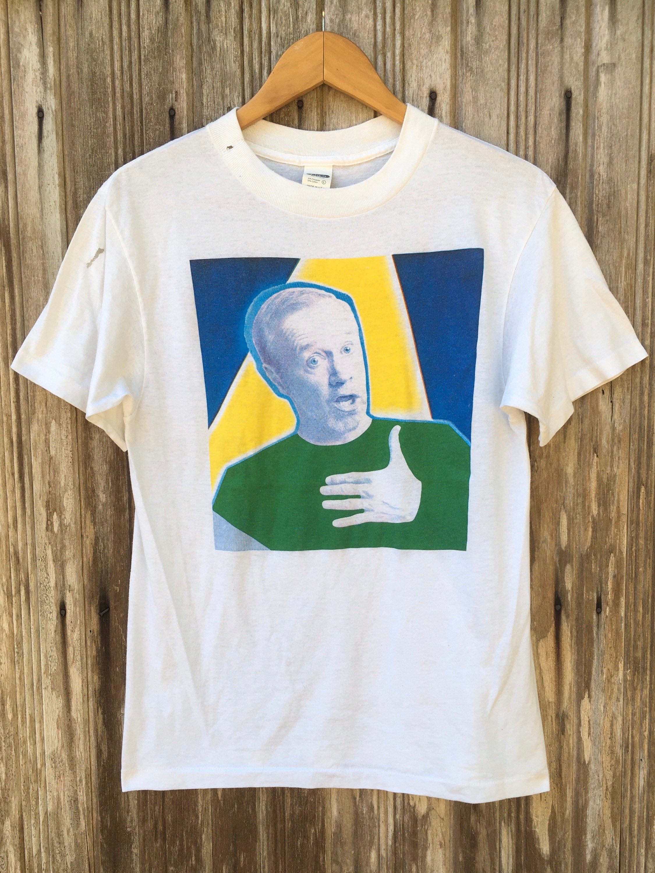 Vintage 80s George Carlin in Concert American Comedian Actor Top 
