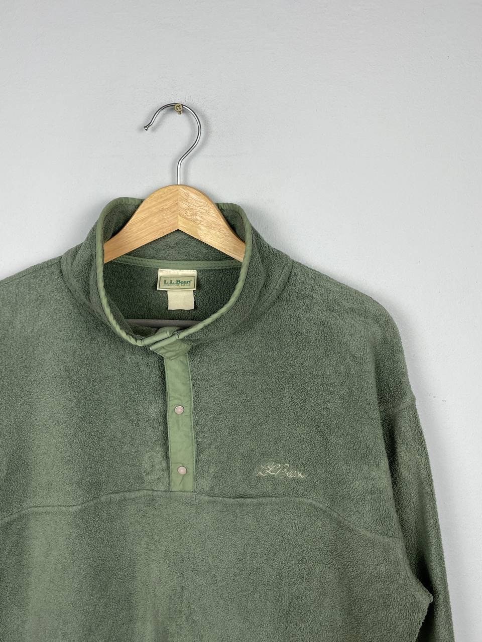 Vintage L.L Bean Outdoor Fleece Half Snap Button Jacket Vintage L.L Bean Outdoor Fleece Half Snap Button Jacket