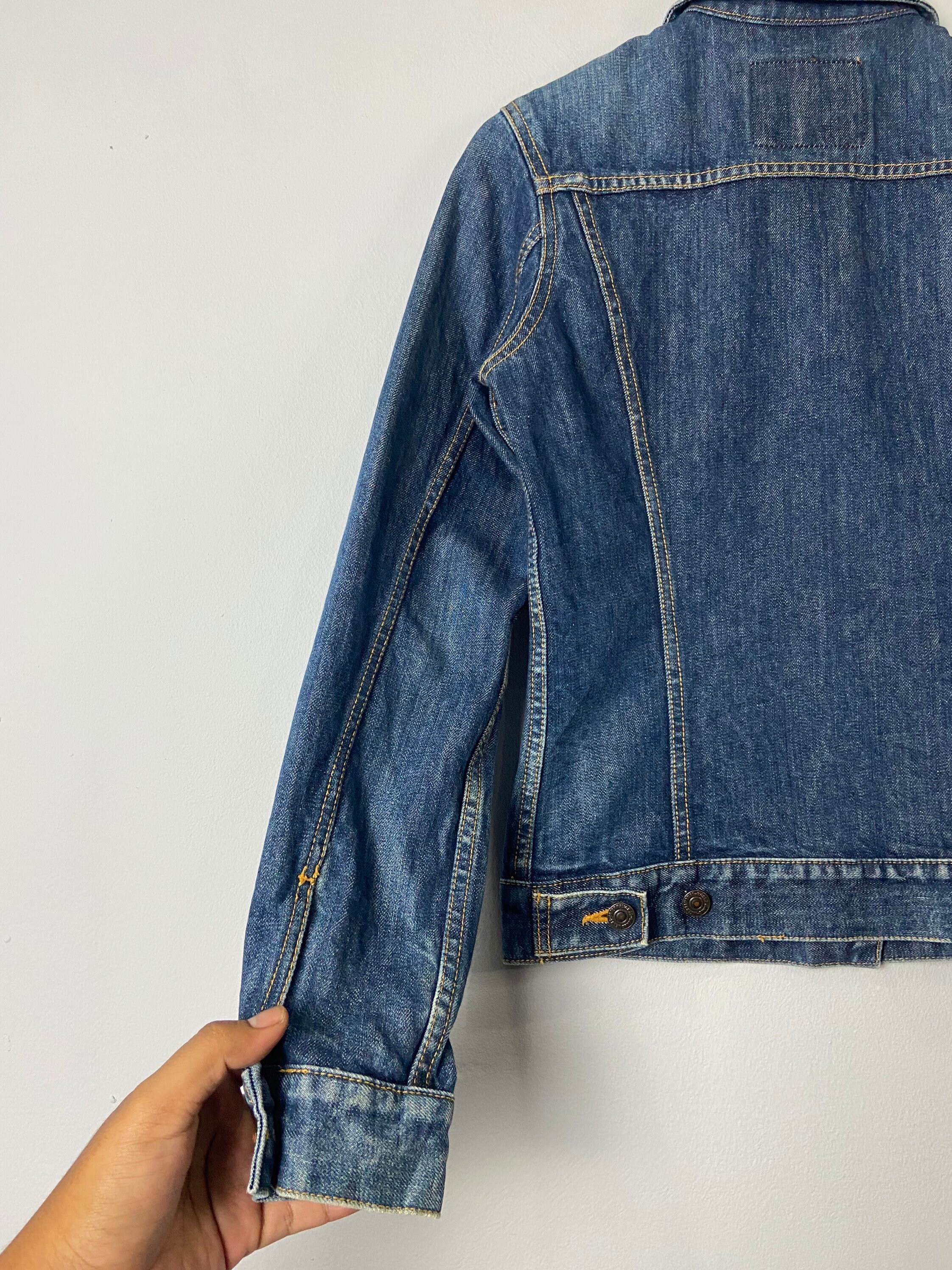 ジャケット・アウター JAY Vintage Japanese Brand 1996 Trucker Denim Jacket Small Japan