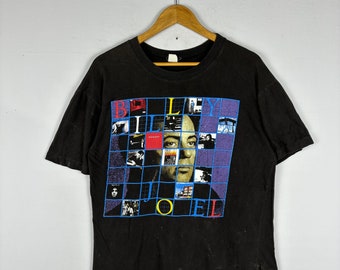 Vtg 1989 Billy Joel Storm Front Tour Concert T-shirt Black