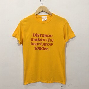 Petals And Peacocks “Distance Makes The Heart Grow Fonder”Small Petals And Peacocks Top Tees TShirt Size S