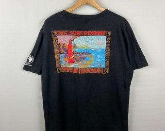 ヴィンテージ 90 年代 T&C サーフ Ying Yang ロゴ サーフ