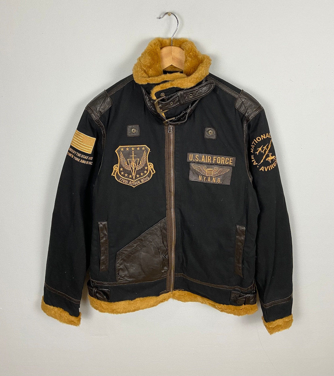 Bomber Jacket × Ma 1 × Vintage Vintage U.S. Air Force B-15D