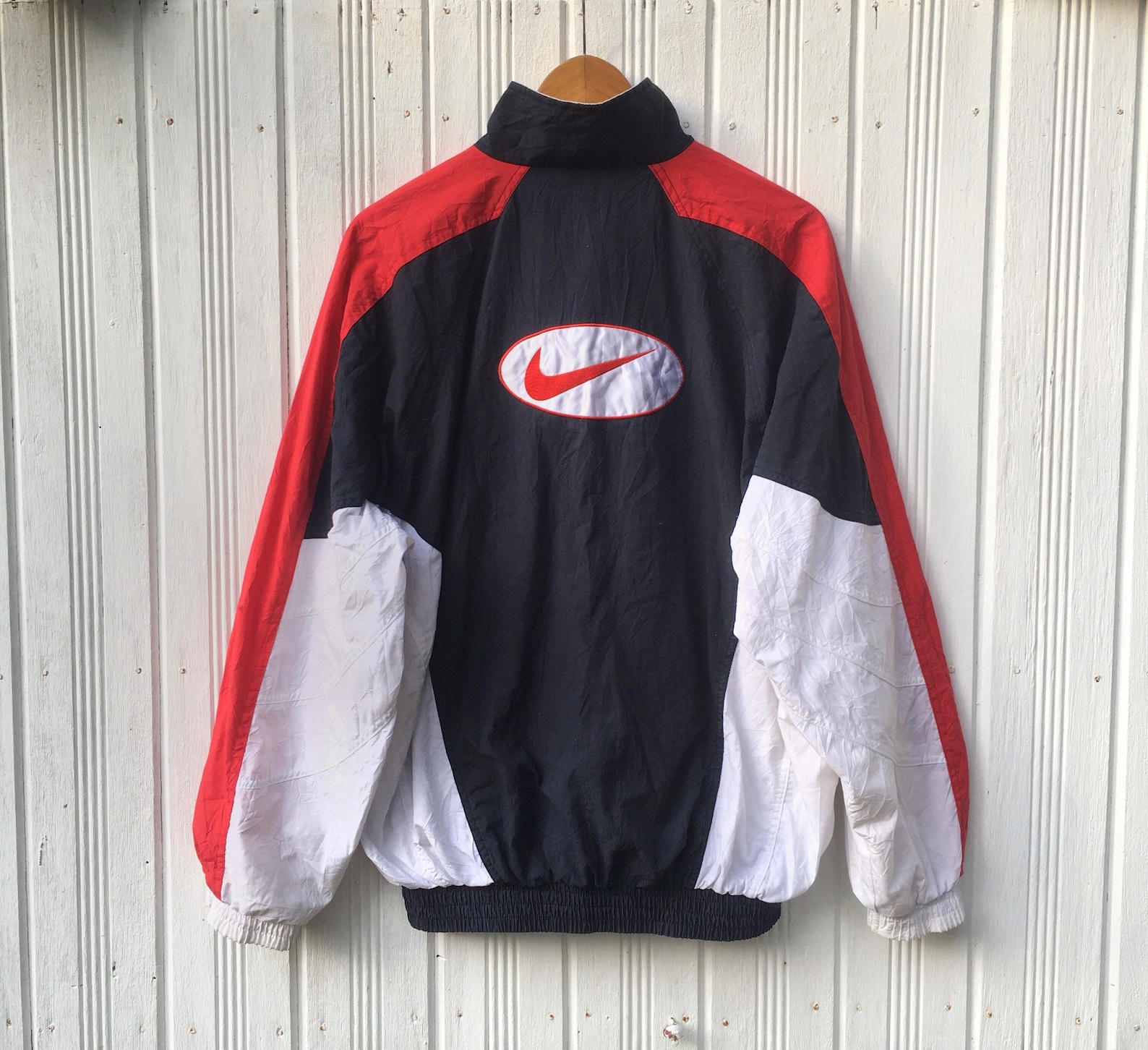 Vintage Nike Windbreaker Colorblock Jacket Large Nike Swoosh | Etsy