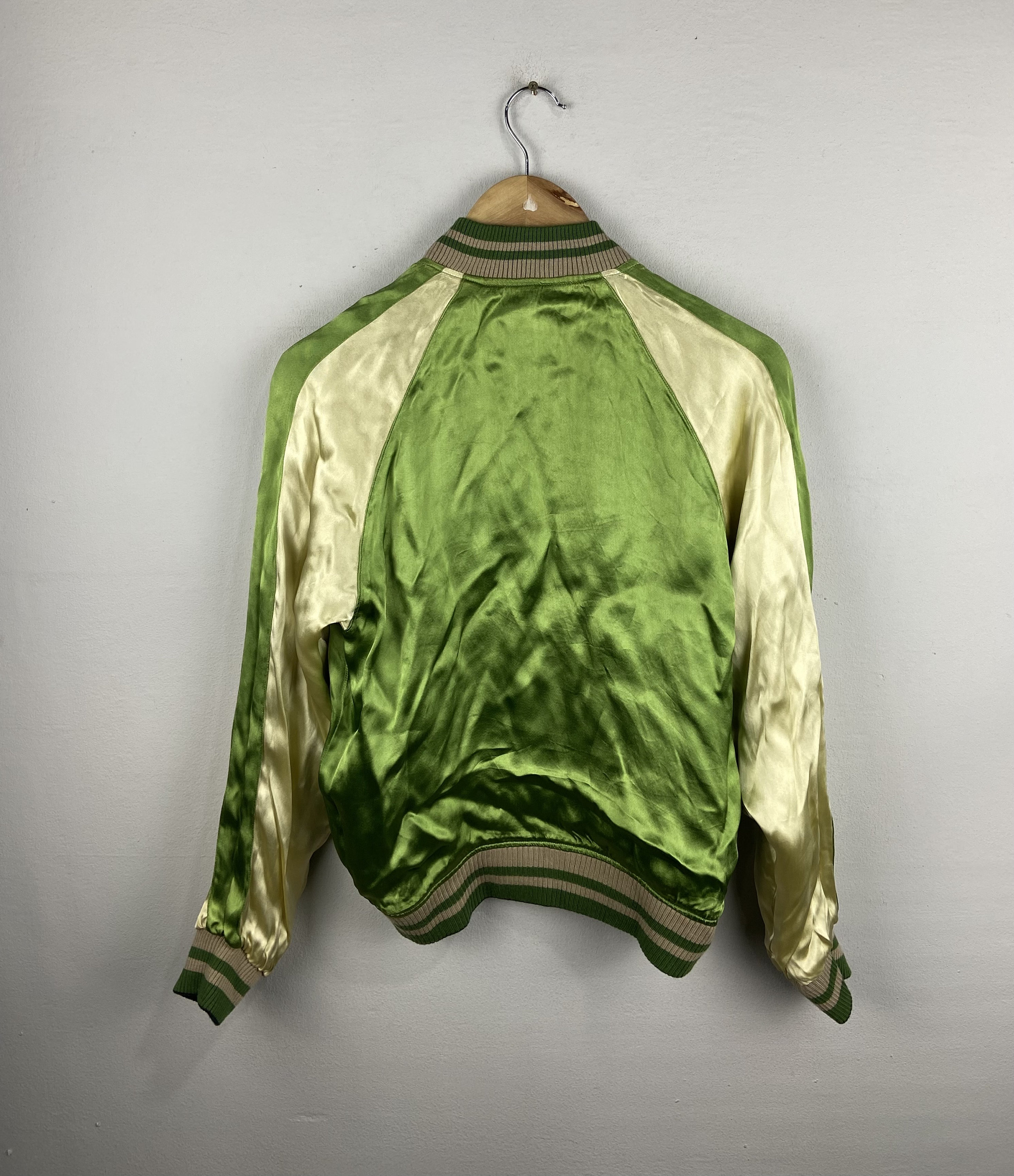 Sukajan Tigers Aloha Hawaii Medium Reversible Jacket Vintage 90s