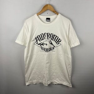 fadebomb  art supplies Japanese Brand Nice Graphic Streetwear  White Tee Size L