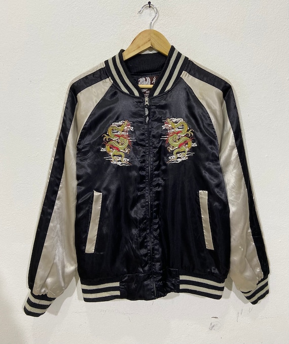 Vintage Studio Hiro Dragon Jacket Vintage 90s Sukajan Fuji Vintage Studio Hiro Dragon Jacket Vintage 90s Sukajan Fuji