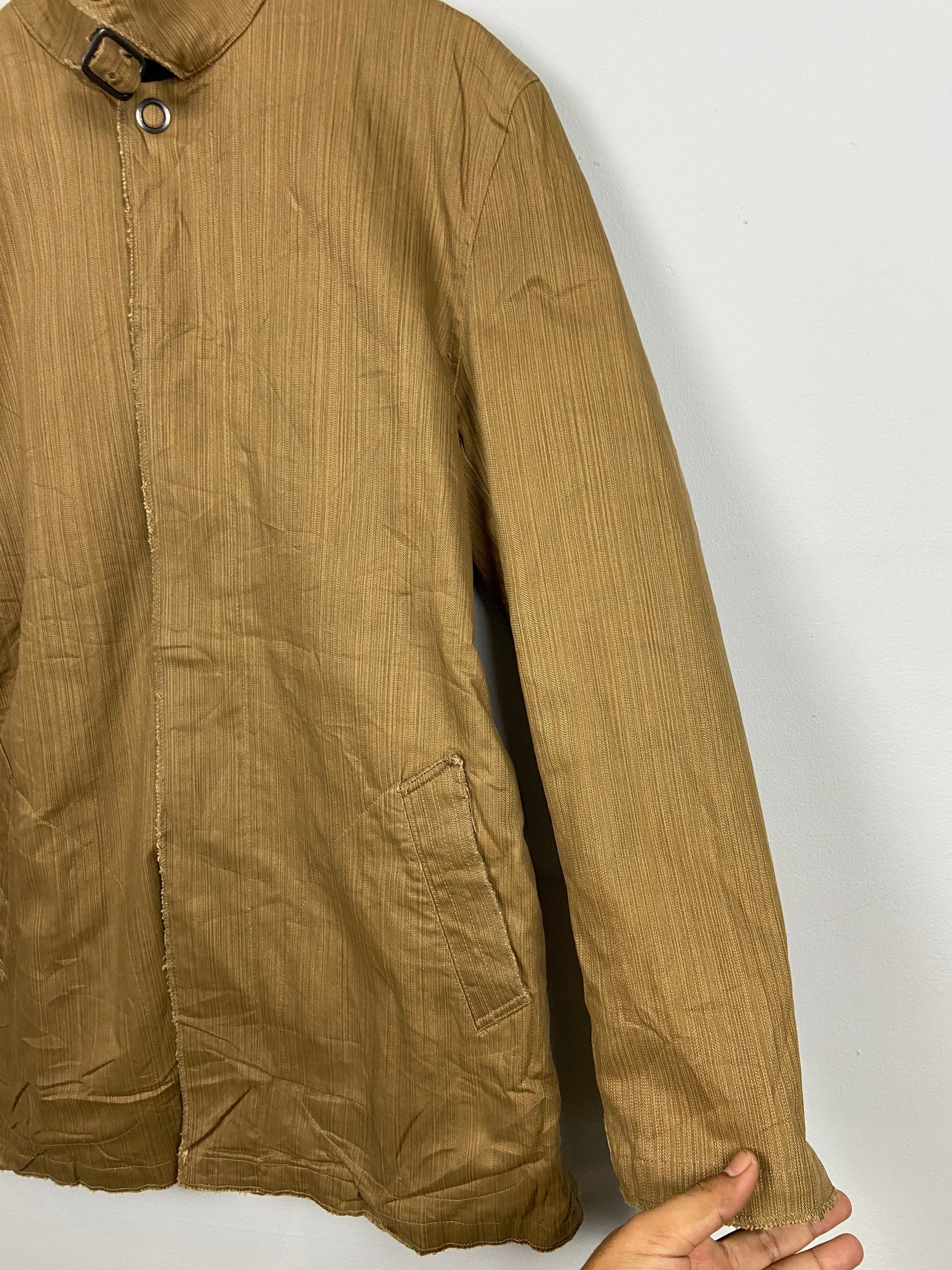 【Archive】in the attic khaki coat In the Attic Japanese Brand Linen Coat Large in the Attic