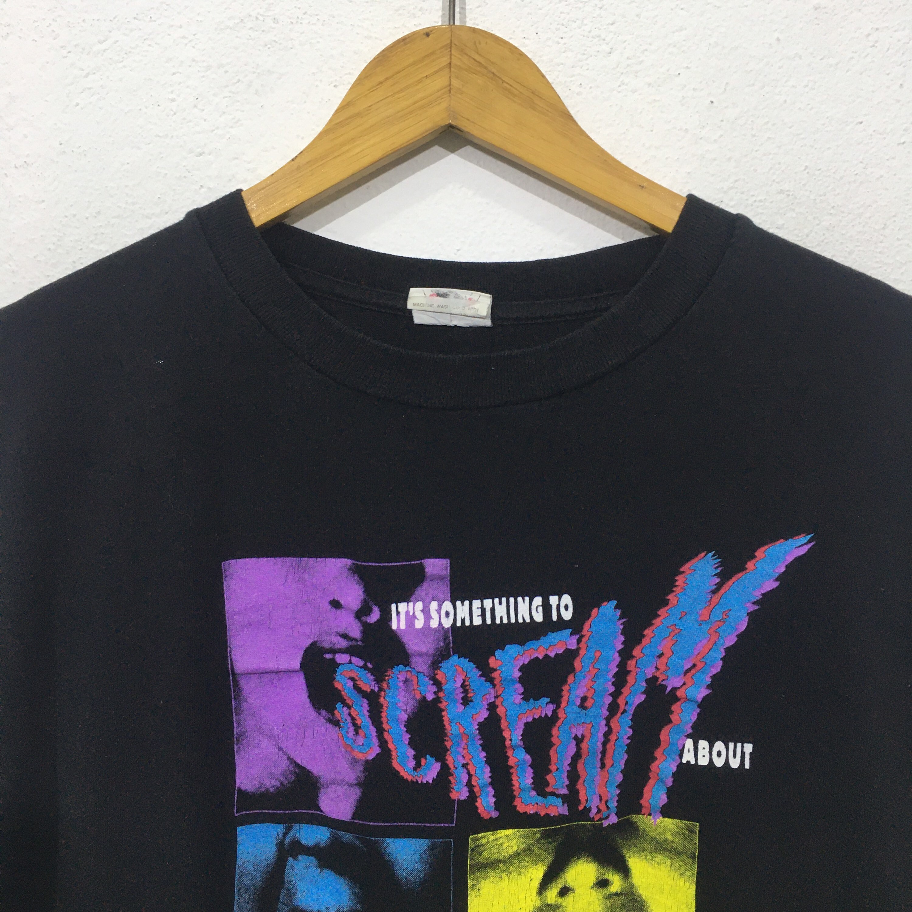 it’s something to scream about Tシャツ Vintage 90 It's Something Scream About Promo Movie Scream