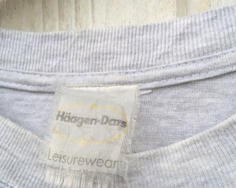 Vintage 90s Haagen Dazs Barry Lategan Photoprint Photography Art Romantic Haagen Dazs Top Tees Tshirt Size L