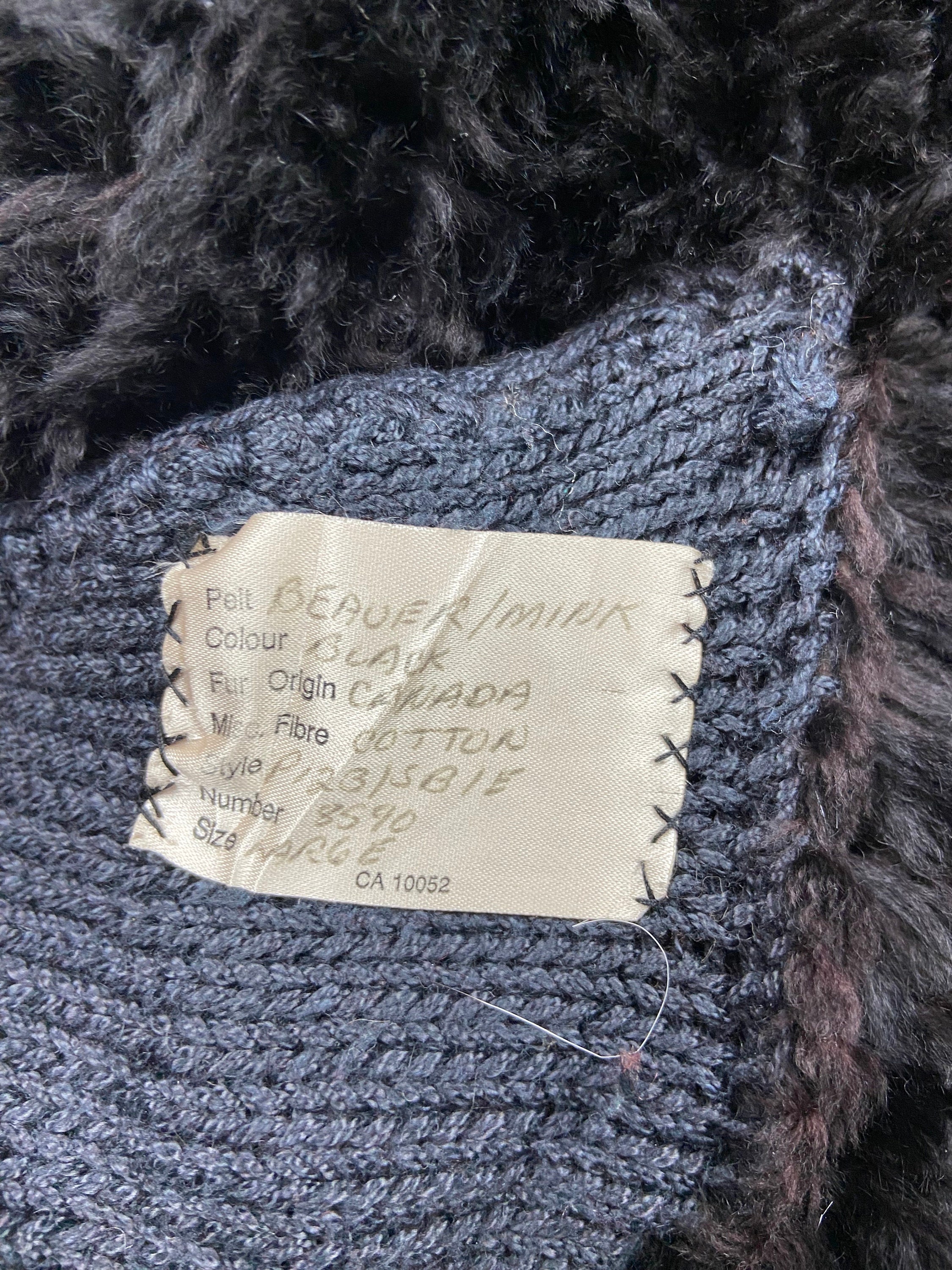 Vintage Paula Lishman Beaver Muskrat Mink Fur Fur/ Beaver Handmade