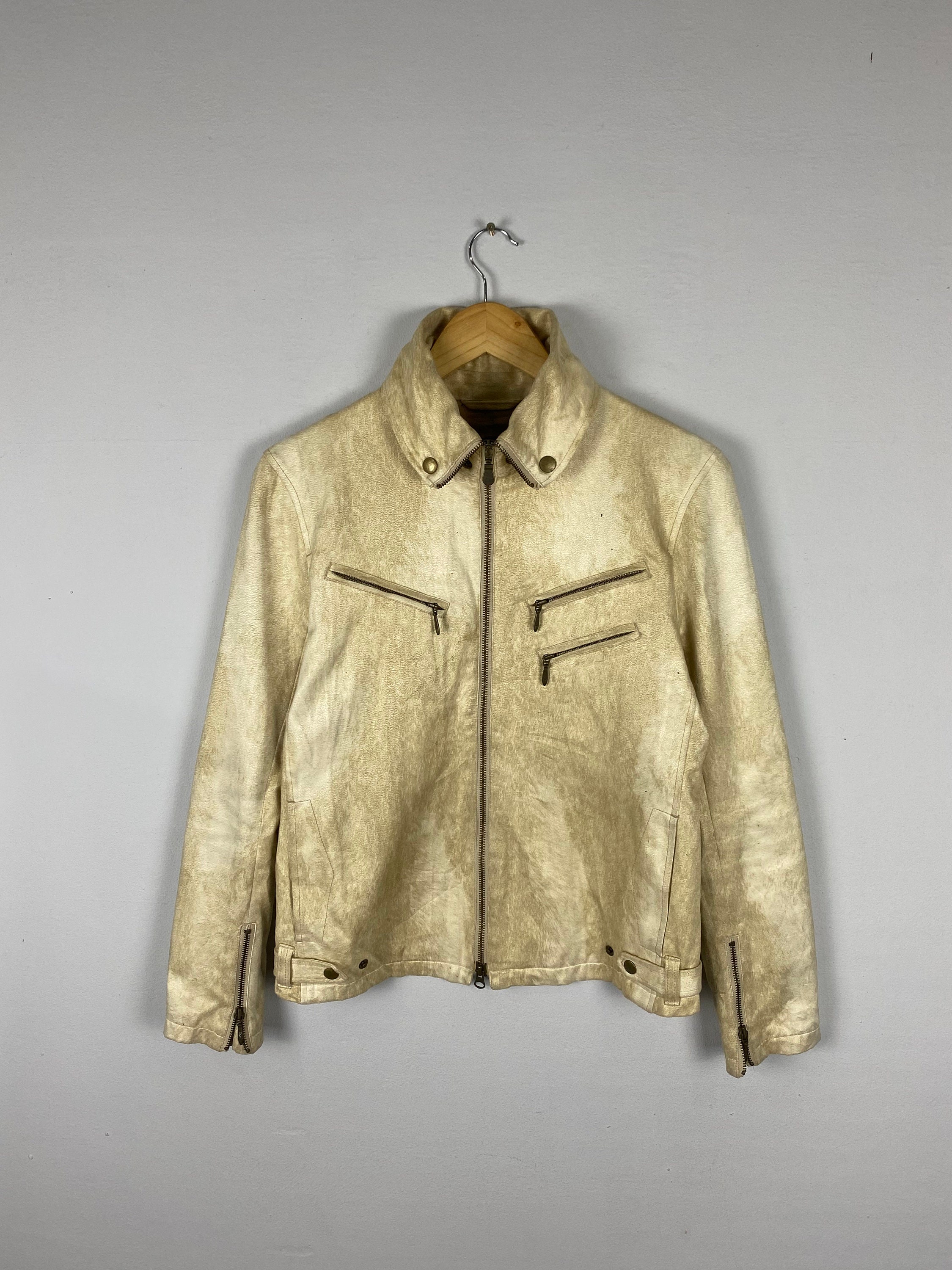 Tornado Mart Japanese Brand Bikers Suede Leather Jacket Tornado Mart Japanese Brand Bikers Suede Leather Jacket