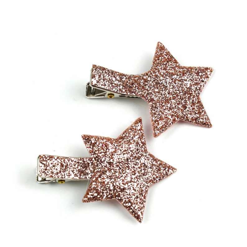 Rougecaramel 2 Star hair pinch and large sequins