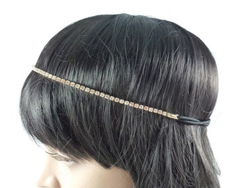 Gold Tone Feuilles Perle Style Antique Bandeau cheveux bande UK