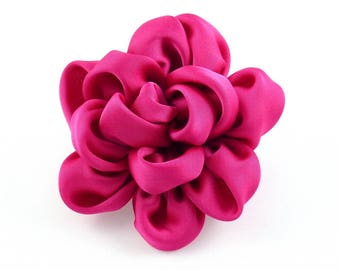 Blumenbrosche oder Blumenclip Durchmesser 6cm